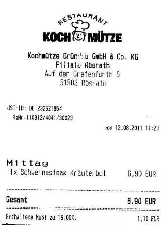 autd Hffner Kochmtze Restaurant